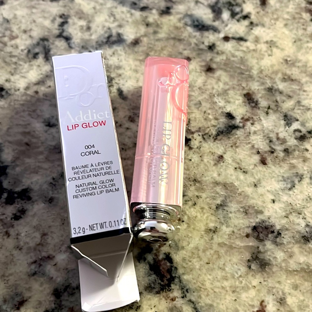 Brand new Dior Addict Lip Glow in shade Coral (004)